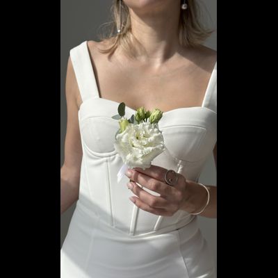 Букет невесты &amp; Бутоньерка 1332