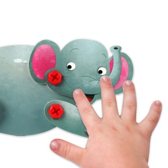 Конструктор мозаика с электродрелью "Зоодрель" BeeZee Toys