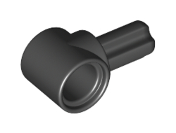 Technic, Axle and Pin Connector Hub with 1 Axle, Black (22961 / 6253260)