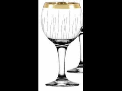 Набор фужеров и бокалов 18предметов Серпантин