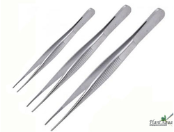 Удобный металлический пинцет для посадки растений