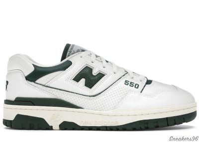 New Balance 550 Green/White Унисекс (36-45)