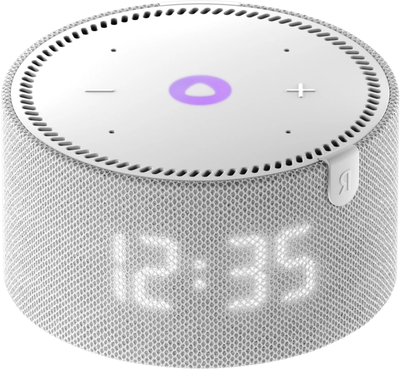 Умная колонка Яндекс Станция Мини с часами с Алисой,серый опал, 10Вт