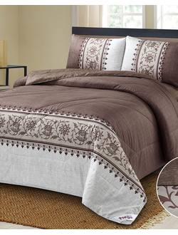 Постельное белье с одеялом TANGO De Verano микросатин полутороспальное 150x200x1 180x230x1 50x70x1 70x70x1 Y100-85