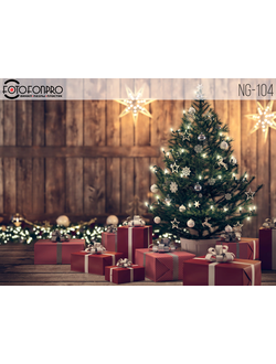 Фотофон виниловый «Рождественские звезды»