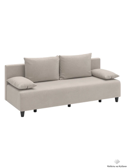 Диван-еврокнижка Эконом стандарт (Роджерс М), PARMA-6 бежевый