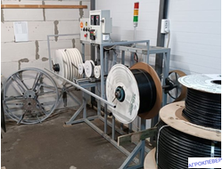 Станок для перемотки капельной ленты/трбуки