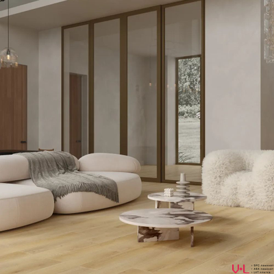 SPC ламинат FirstFloor Французский Натуральный Дуб 1F027 43 класс толщина 4.0 мм с фаской замковый 2.665 м2