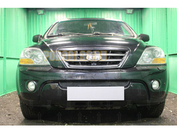 Защита радиатора KIA Sorento I рестайлинг 2006-2011 black низ