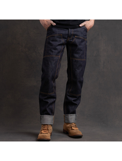 Джинсы =Brave Star= Die Hard Double Knee 14oz Hardline Japan Selvage Denim Jean