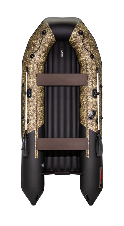 Моторная лодка Таймень NX 4000 НДНД PRO камуфляж камыш черный