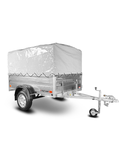 Прицеп «Спутник Expert» (2000х1300х480) увеличенный борт, оцинкованная рама, без подрамника ХИТ ПРОДАЖ!!!