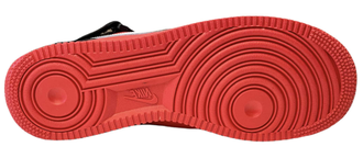 Nike Air Force 1 '07 LV8 Mid Utility Red/Black с Мехом