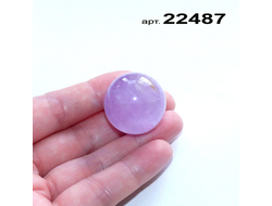 Аметист натуральный (шар) арт.22487: 24,7г - ф 25,8мм