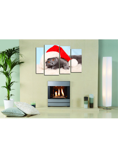 Модульная картина "Милый котик"