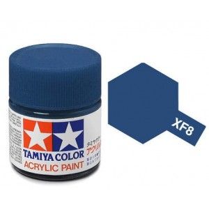 Tamiya: Краска акриловая XF-8 &quot;Flat Blue&quot;