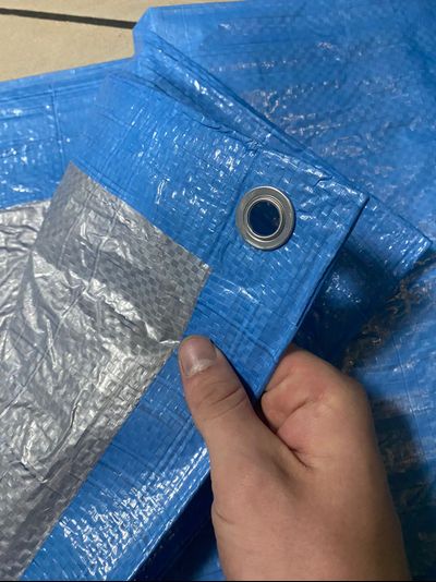 Тент Тарпаулин садовый 3х5 м, 70 г/м2, шаг люверсов 1 м