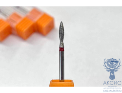 Фреза алмазная "Пламя" 240L 023R красная