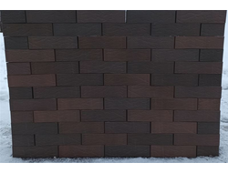 Кирпич облицовочный с флэш обжигом Графит дуб 1 NF М200 Вышневолоцкая керамика