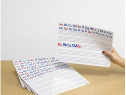 Доски маркерные "Буквы английского алфавита". Набор 30шт.