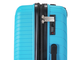 Комплект из 3х чемоданов Somsonya Sydney Полипропилен S,M,L голубой
