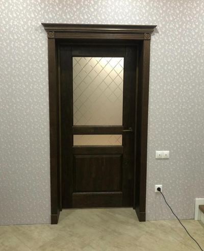 ОКА Беларусь. МАССИВ ДУБА/ ВИКТОРИЯ (калевочная)/ АНТИЧНЫЙ ОРЕХ/ ПОЛОТНО ОСТЕКЛЕННОЕ