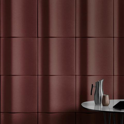 Гипсовая 3D панель "Гармония" (цвет "терракотовый")