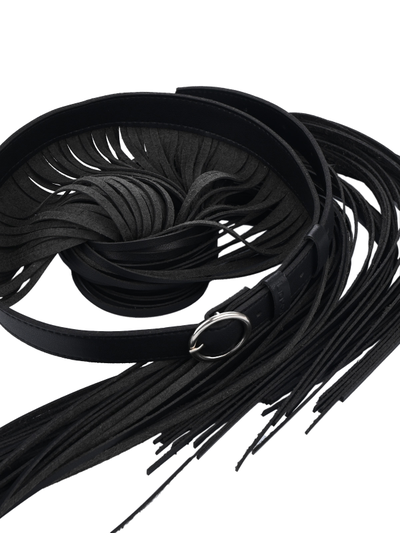 Bonny пояс с бахромой 80 Черный