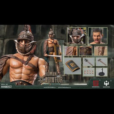 Римский гладиатор-фракиец - КОЛЛЕКЦИОННАЯ ФИГУРКА 1/6 scale Imperial Legion Roman Gladiator Hunting Edition (HH18053) - HAOYUTOYS