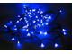 Гирлянда уличная Нить синий свет 10м 100led IP65 чёрный провод, морозостойкая