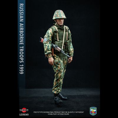Российский десантник ВДВ в Югославии 1999 г - Коллекционная ФИГУРА 1/6 Russian Airborne Troops 1999 (UD9049) - UJINDOU