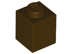 Brick 1 x 1, Dark Brown (3005 / 6226437)