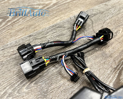 Противотуманки Toyota Land Cruiser Prado 150 LED черные (3 режима)