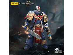Ультрамарин в реликтовой броне (Warhammer 40K) - КОЛЛЕКЦИОННАЯ ФИГУРКА 1/18 Ultramarines Relic Primus Armor with Plasma Pistol and Combat Blade (JT02816) - JOYTOY