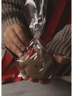 Макарон мишка в индивидуальной упаковке