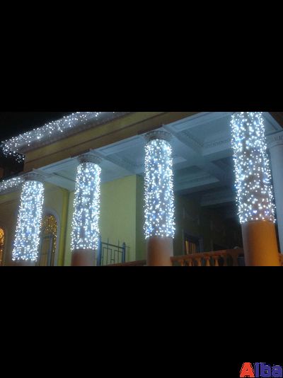 Занавес 2*1.0 м, БЕЛЫЙ ХОЛОДНЫЙ, IP65 Постоянное свечение