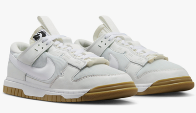 Nike SB Dunk Low Remastered White (Белые) сбоку