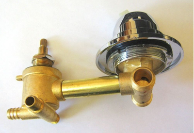 Смеситель для душевых кабин 3-и режимный 120 мм, под хомут