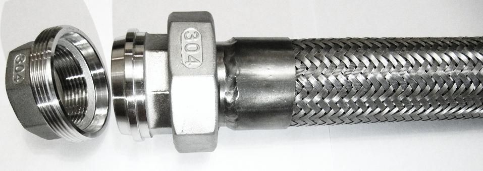 МРВД Металлорукав высокого давления с разъемными соединениями американка из нержавейки