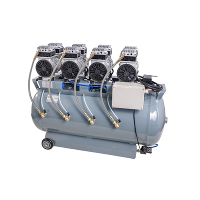 RA-08 - компрессор безмасляный, без кожуха, без осушителя 320л/мин, ресивер 128л.