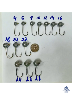 Джиг-головка Шар 14гр (крючок Eagle CLAW)
