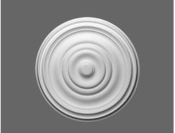 Потолочная розетка(подлюстра) с гладким профилем из полиуретана Orac Decor-Luxxus R09 диаметр 48,5см