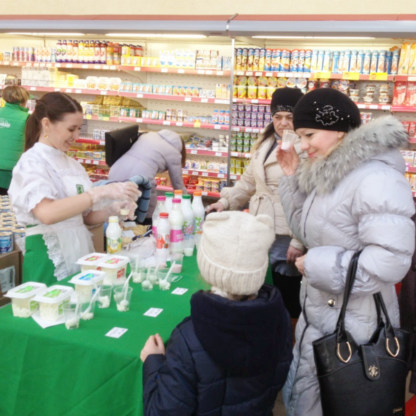 Дегустация шоколада в магазине