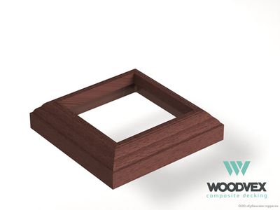 Юбка столба ДПК Woodvex Select Темно-коричневый