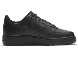 Nike Air Force 1 Low All Black (Экокожа) фото