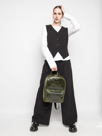 Женский кожаный рюкзак Albiate dark green (арт. 
3103-11)