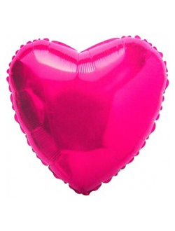 Шар Сердце, Фуксия /Heart Fuchsia