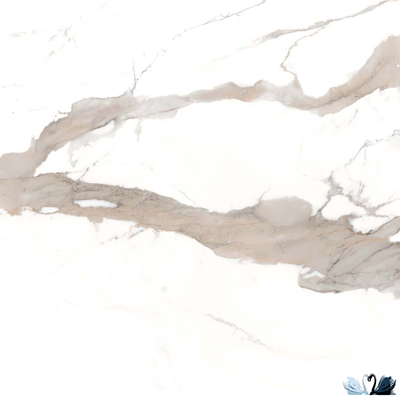 Керамогранит Zerde Tile Calacatta brown 80х80 см глянцевый