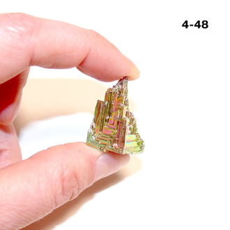 Висмут выращенный (кристалл) №4-48: 13,7г - 26*18*16мм