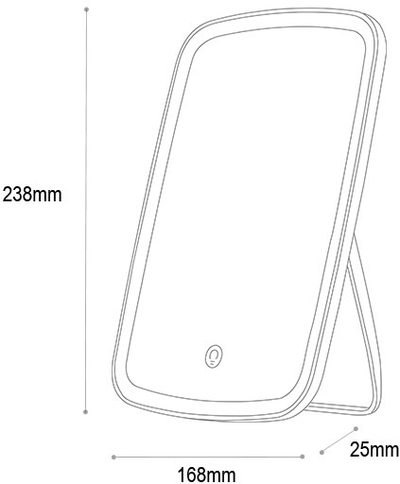 Косметическое зеркало Xiaomi Jordan Judy LED Makeup Mirror NV026 Original